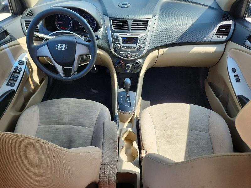 2016 Hyundai Accent VIN KMHCT4AE7GU013073 COPART salvage auction — REAR END, Fl - Cert Of Title Slvg Rebuildable, sold $1,200 on 2026-07-08 (photo 8)