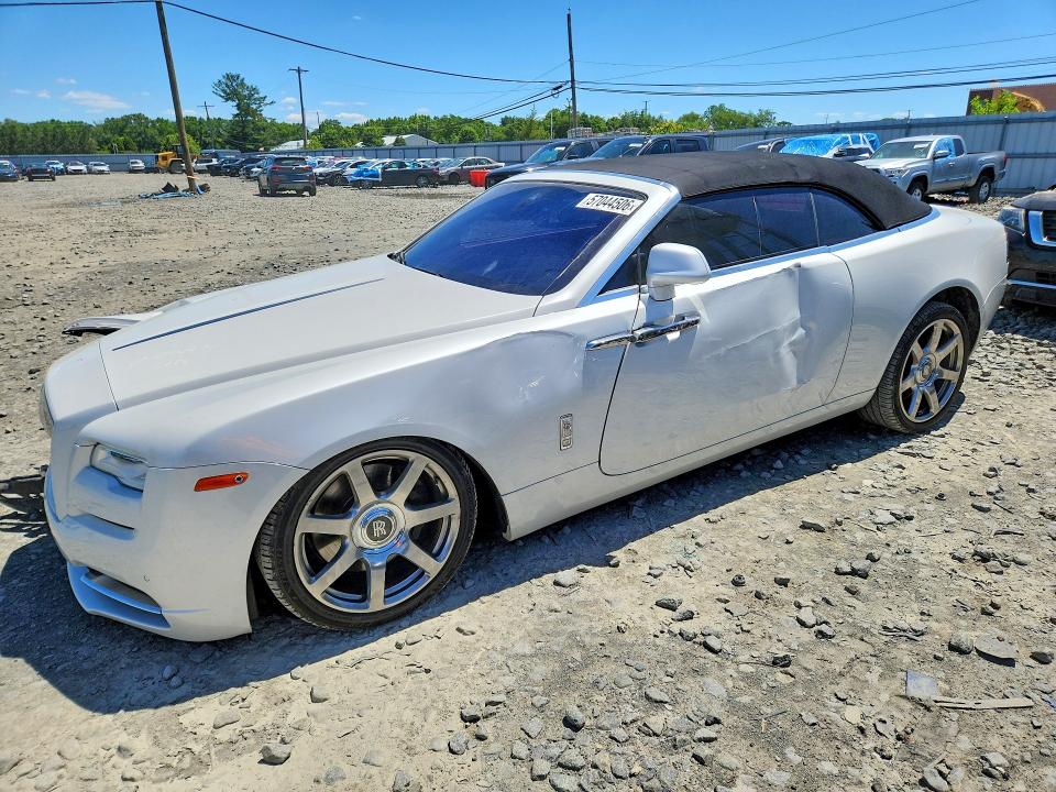 2016 Rolls-royce VIN SCA666D55GU102096 COPART salvage auction — FRONT END, Nj - Cert Of Title-Salvage, sold $41,000 on 2026-07-20 (photo 1)