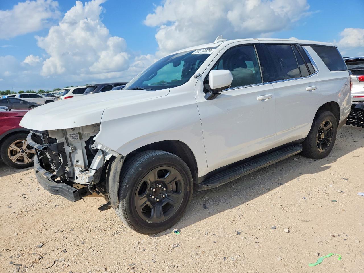 2021 Chevrolet Tahoe VIN 1GBSCLED8MR296260 COPART salvage auction — Minor Dent/Scratches, TX - CERTIFICATE OF TITLE (P), sold $8,300 on 2026-07-09 (photo 1)