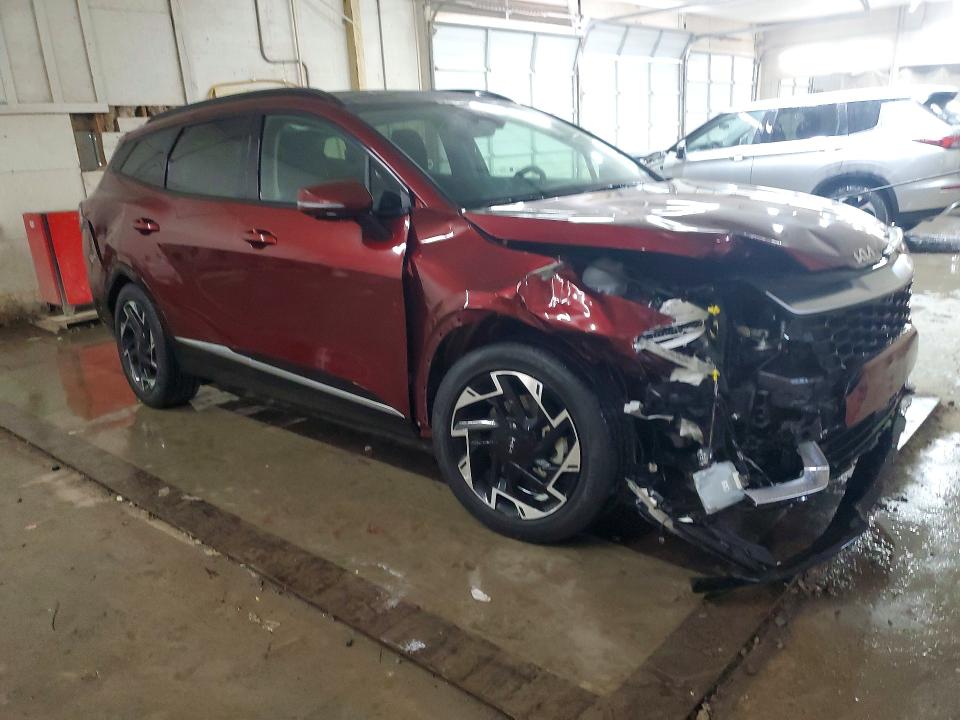 2023 Kia Sportage VIN 5XYK53AFXPG063819 COPART salvage auction — FRONT END, Tn - Salvage Certificate, sold $175 on 2026-07-21 (photo 4)