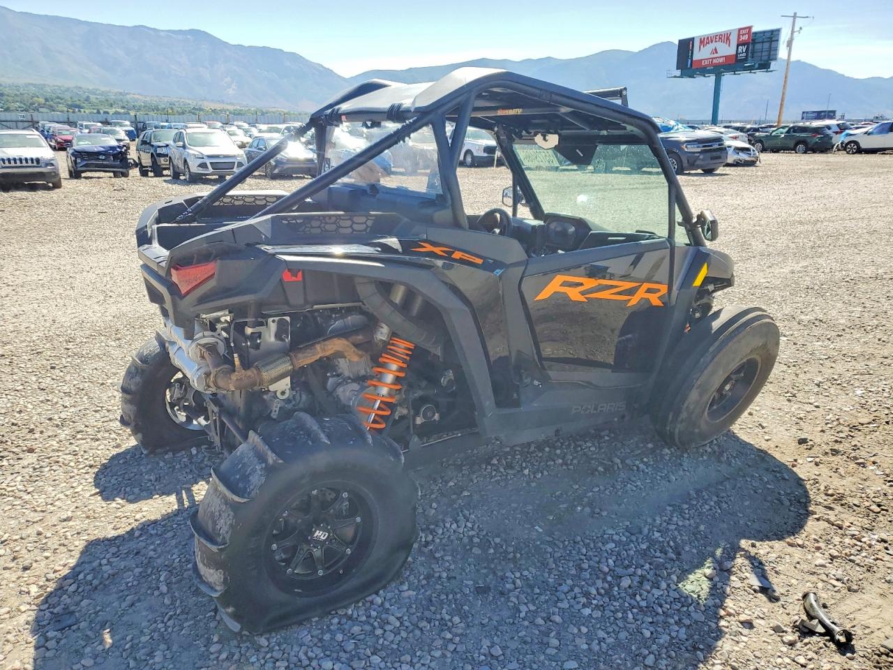 2024 Polaris RZR VIN 3NSNEC996RF298660 COPART salvage auction — Front End, UT - SALVAGE CERTIFICATE, sold $4,200 on 2026-07-09 (photo 4)