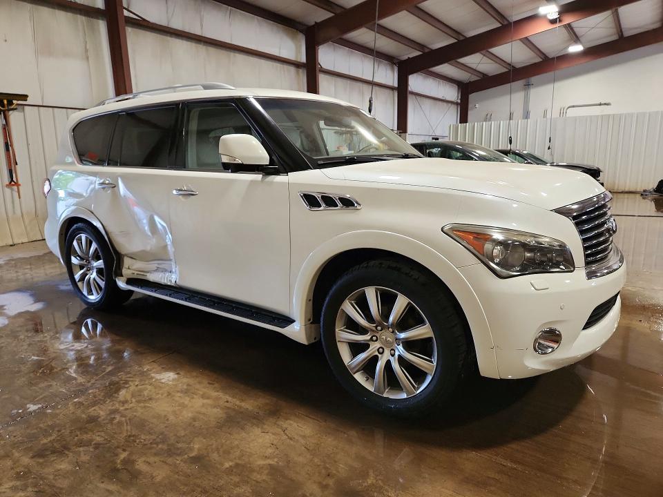 2012 Infiniti Qx56 VIN JN8AZ2NC7C9317643 COPART salvage auction — SIDE, Pa - Certificate Of Salvage, sold $2,550 on 2026-07-10 (photo 4)