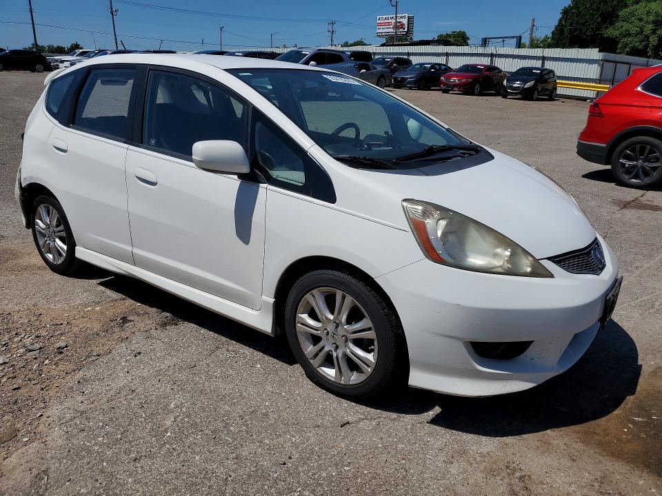 2010 Honda Fit VIN JHMGE8H49AC034135 COPART salvage auction — REAR END, Ok - Cert Of Title-Salvage, sold $950 on 2026-07-16 (photo 4)