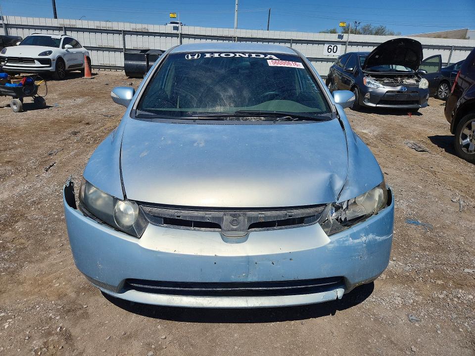 2006 Honda Civic hybrid VIN JHMFA36206S024201 COPART salvage auction — REAR END, NV - SALVAGE TITLE, sold $125 on 2026-07-16 (photo 5)