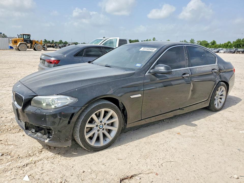 2014 BMW 5er VIN WBA5B1C53EDZ36835 COPART salvage auction — SIDE, Tx - Salvage Vehicle Title, sold $1,700 on 2026-07-17 (photo 1)