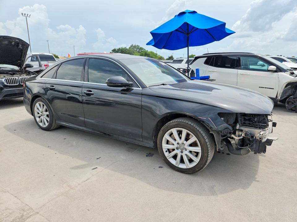 2016 Audi A6 VIN WAUDFAFCXGN102357 COPART salvage auction — FRONT END, TX - SALVAGE VEHICLE TITLE, sold $1,550 on 2026-07-23 (photo 4)