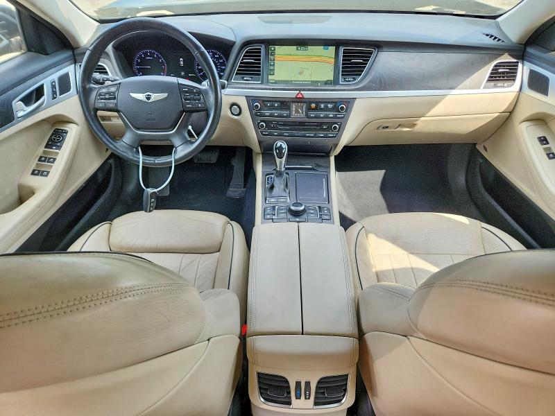2015 Hyundai Genesis VIN KMHGN4JEXFU042464 COPART salvage auction — FRONT END, Md - Cert Of Salvage > 75% Damage, sold $2,400 on 2026-07-17 (photo 8)