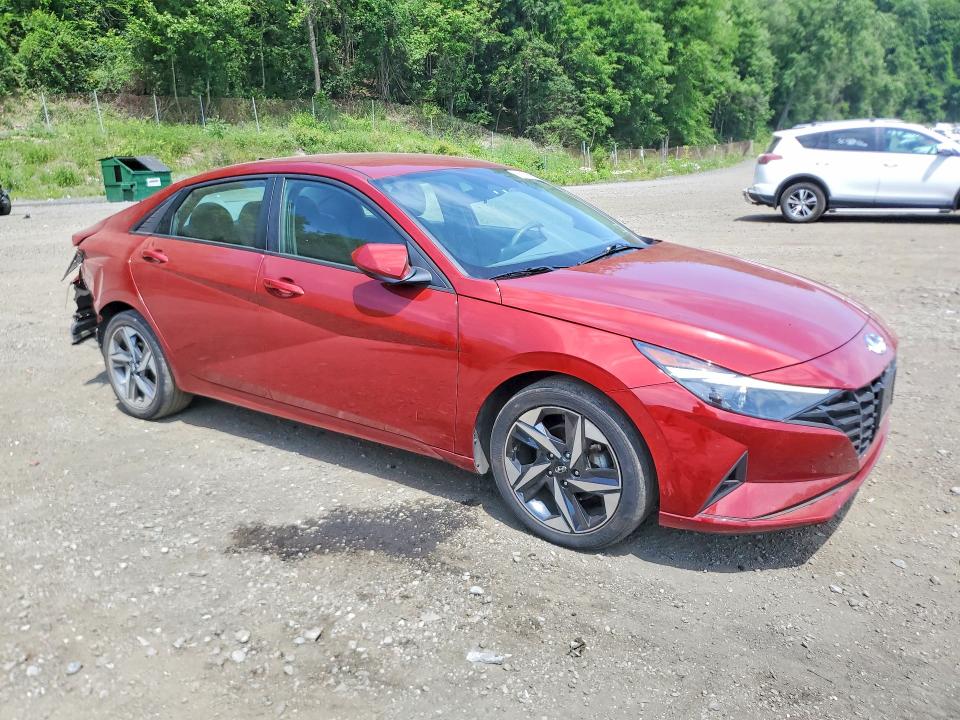 2023 Hyundai Elantra VIN KMHLS4AG8PU617946 COPART salvage auction — REAR END, Ny - Mv-907A Salvage Certificate, sold $325 on 2026-07-23 (photo 4)