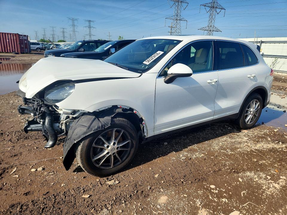 2016 Porsche Cayenne VIN WP1AA2A24GLA06307 COPART salvage auction — FRONT END, Il - Salvage Certificate, sold $1,500 on 2026-07-30 (photo 1)
