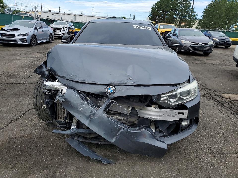 2014 BMW 4er VIN WBA3R5C52EK187323 COPART salvage auction — FRONT END, CO - PUBLIC - SALVAGE TITLE (P), sold $2,250 on 2026-07-02 (photo 5)