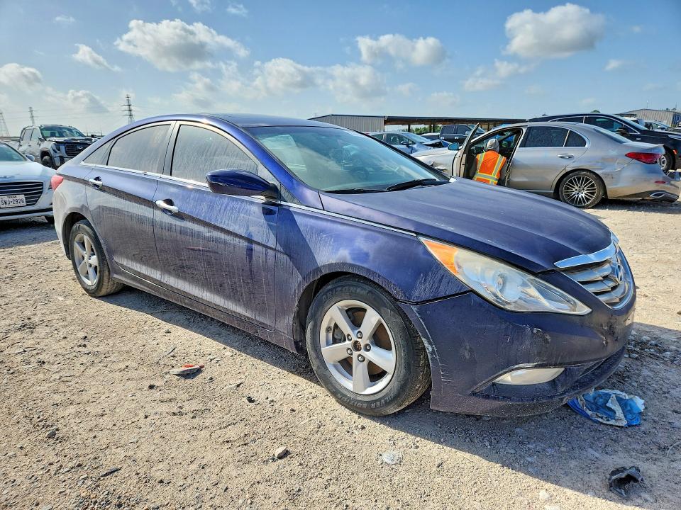 2013 Hyundai Sonata VIN 5NPEC4AC1DH630745 COPART salvage auction — FRONT END, Tx - Certificate Of Title, sold $625 on 2026-07-02 (photo 4)