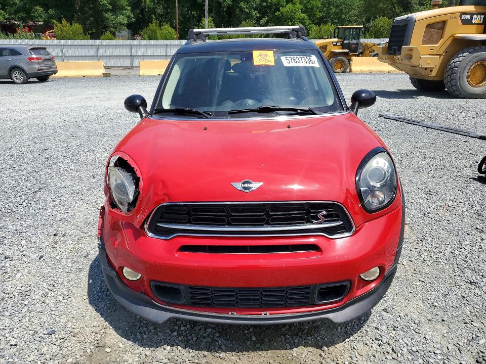 2015 Mini VIN WMWZC3C53FWT04014 COPART salvage auction — FRONT END, Nc - Salvage Certificate Of Title, sold $175 on 2026-07-30 (photo 5)