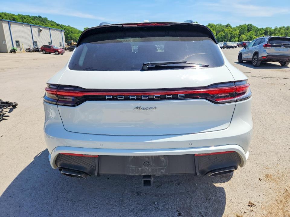 2023 Porsche Macan VIN WP1AA2A5XPLB14537 COPART salvage auction — FRONT END, Pa - Certificate Of Salvage, sold $10,500 on 2026-08-27 (photo 6)