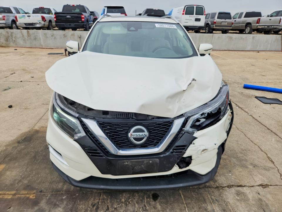 2022 Nissan Rogue VIN JN1BJ1CV8NW352382 COPART salvage auction — FRONT END, Tx - Salvage Vehicle Title, sold $4,300 on 2026-07-23 (photo 5)