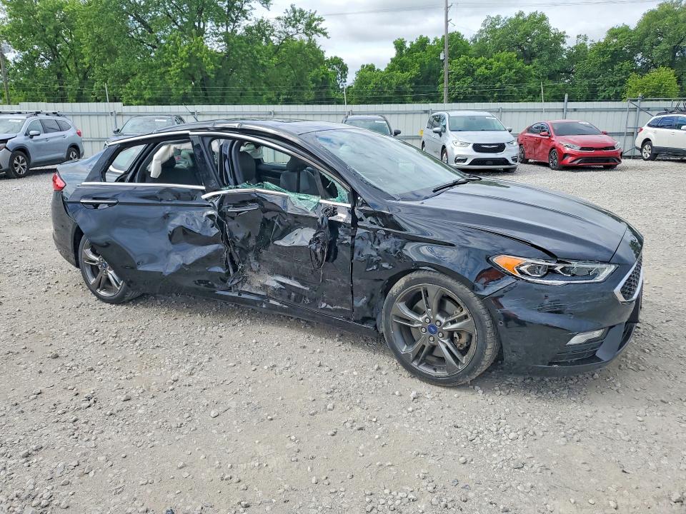 2017 Ford Fusion VIN 3FA6P0VP6HR245561 COPART salvage auction — SIDE, Oh - Cert Of Title-Salvage, sold $1,600 on 2026-07-31 (photo 4)