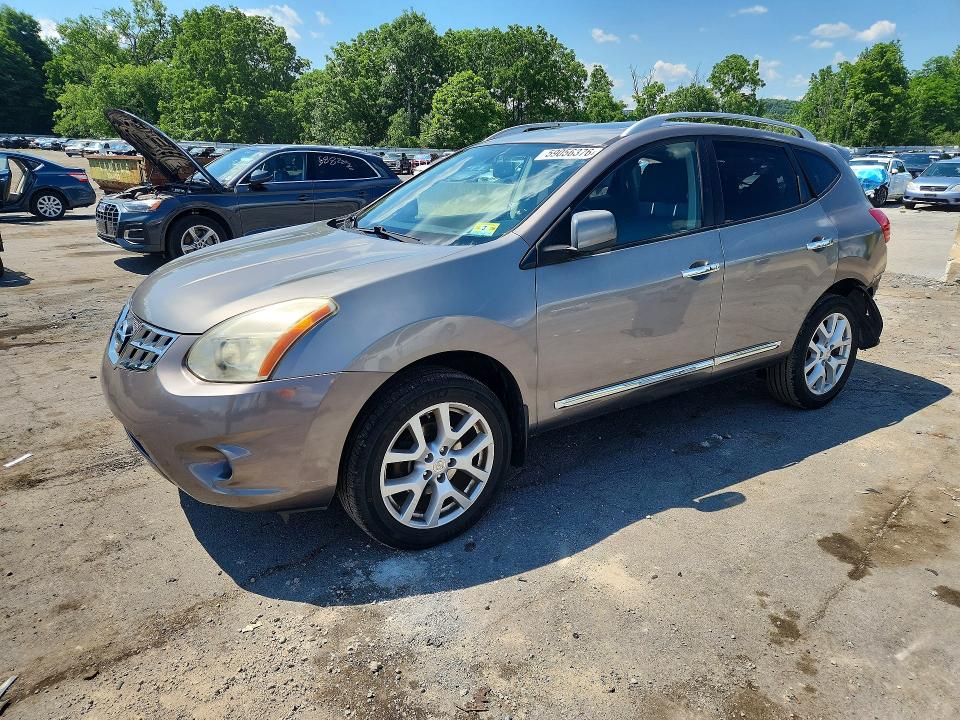 2011 Nissan Rogue sport VIN JN8AS5MVXBW281729 COPART salvage auction — REAR END, NY - MV-907A SALVAGE CERTIFICATE, sold $650 on 2026-07-23 (photo 1)