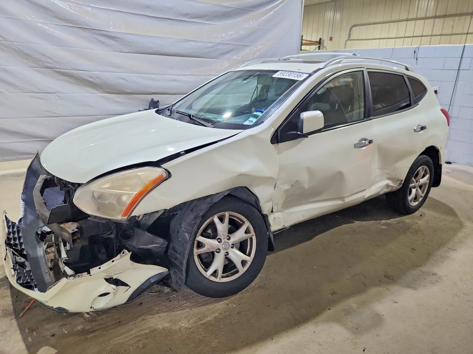 2010 Nissan Rogue VIN JN8AS5MV9AW140133 COPART salvage auction — FRONT END, Ma - Cert Of Title-Reconstrctd Coll, sold $100 on 2026-07-09 (photo 1)