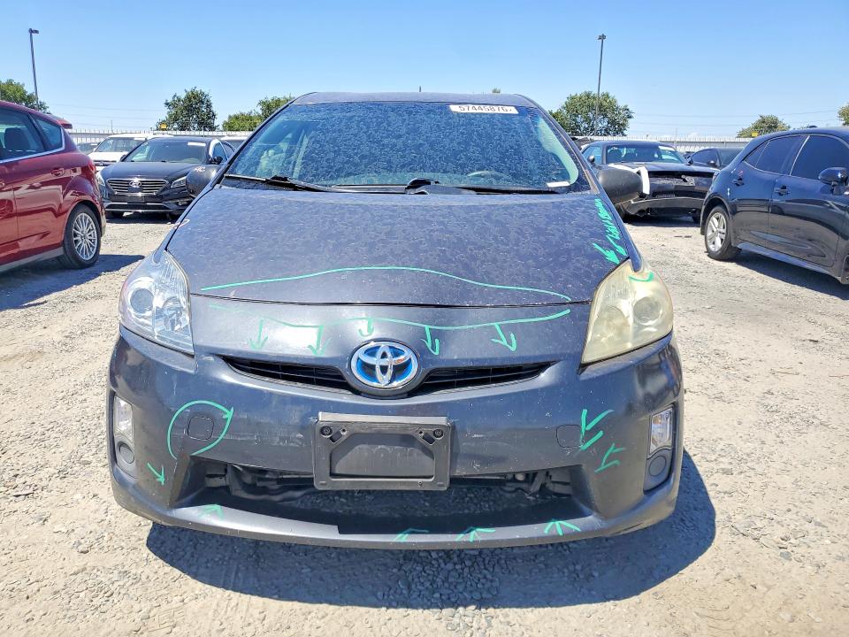 2011 Toyota Prius VIN JTDKN3DU0B5311054 COPART salvage auction — REAR END, Ca - Salvage Certificate, sold $775 on 2026-07-09 (photo 5)