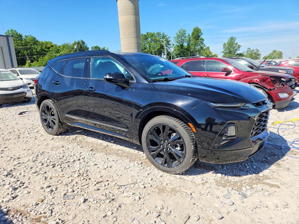 2022 Chevrolet Blazer VIN 3GNKBKRS5NS225380 COPART salvage auction — SIDE, Mi - Cert Of Title-Salvage Vehicle, sold $9,700 on 2026-07-30 (photo 4)