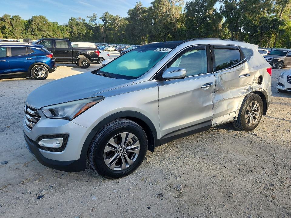 2015 Hyundai VIN 5XYZU3LBXFG293967 COPART salvage auction — SIDE, FL - CERT OF TITLE SLVG REBUILDABLE, sold $2,350 on 2026-07-28 (photo 1)