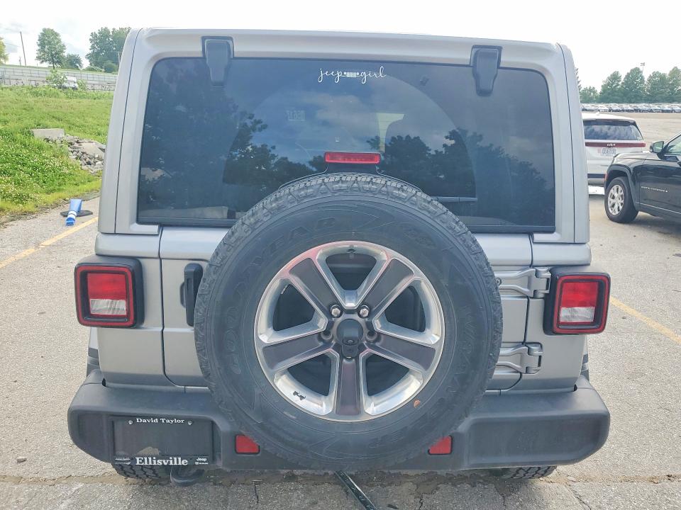 2021 Jeep Wrangler unlimited VIN 1C4HJXEG3MW582807 COPART salvage auction — FRONT END, MO - CERTIFICATE OF TITLE, sold $12,100 on 2026-07-16 (photo 6)