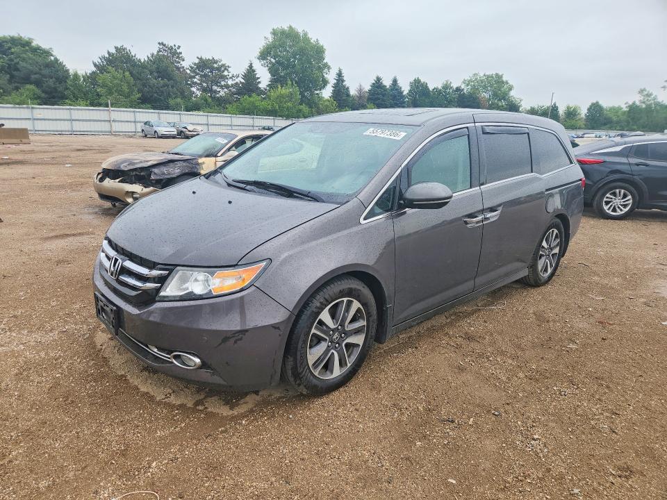 2014 Honda Odyssey VIN 5FNRL5H97EB035142 — COPART salvage auction photo