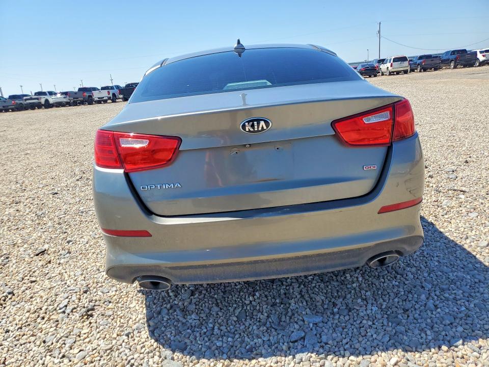 2014 Kia Optima VIN 5XXGM4A75EG335136 COPART salvage auction — SIDE, Tx - Salvage Vehicle Title, sold $775 on 2026-07-14 (photo 6)