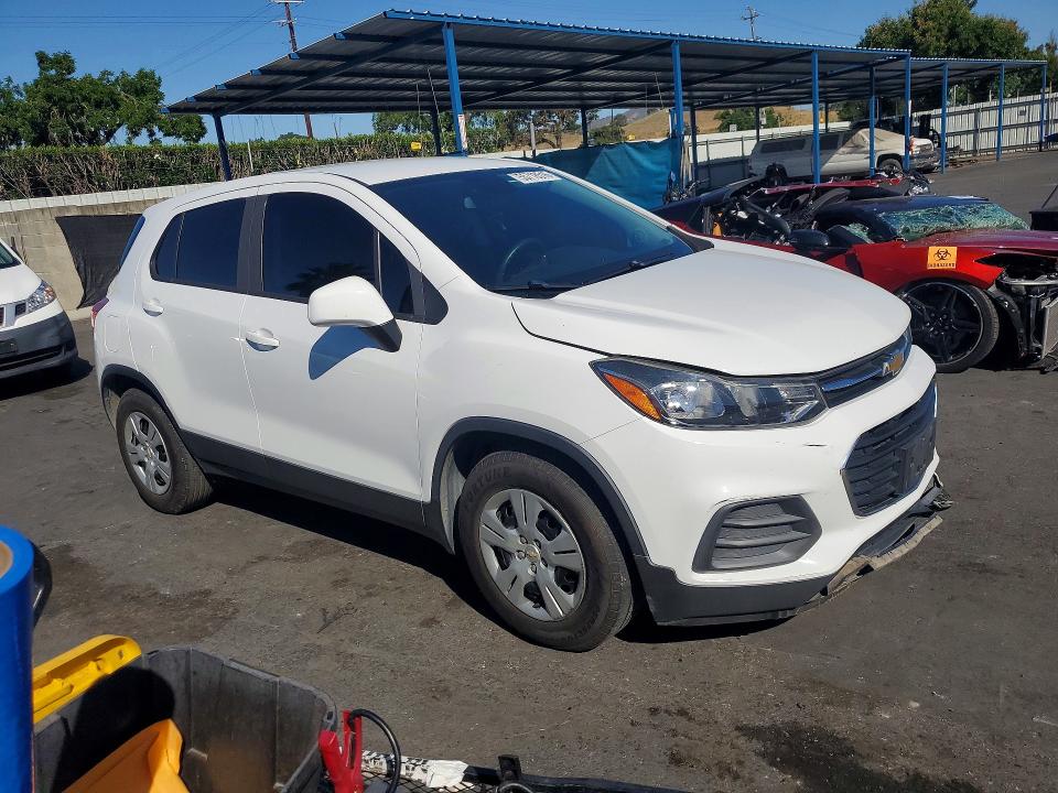 2018 Chevrolet Trax VIN KL7CJKSB3JB701123 COPART salvage auction — FRONT END, Ca - Salvage Certificate, sold $60 on 2026-07-28 (photo 4)