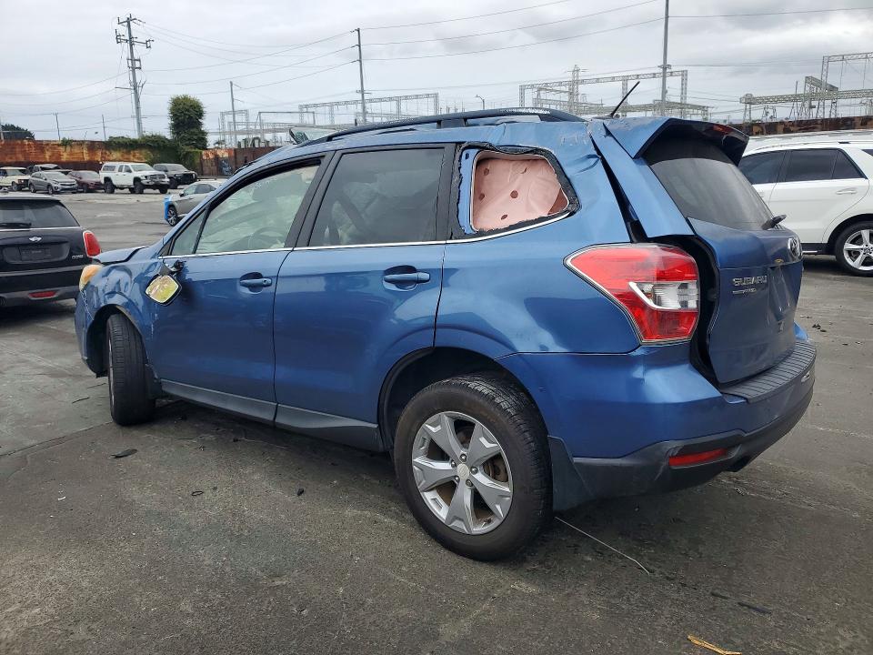 2015 Subaru Forester VIN JF2SJAKC1FH487773 COPART salvage auction — ROLLOVER, Ca - Acq Bos - Post Sale - Salvage, sold $350 on 2026-07-16 (photo 2)