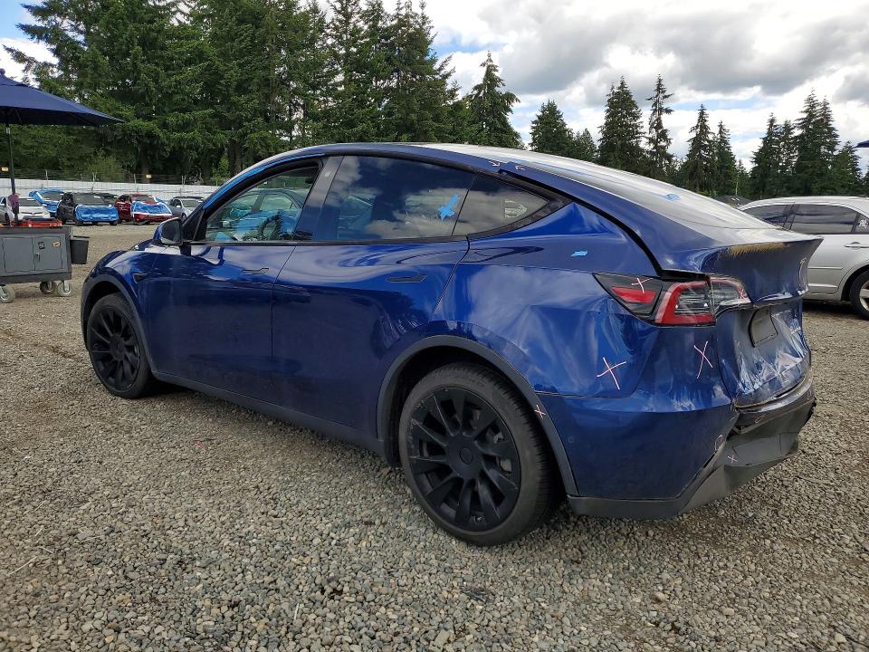 2020 Tesla Model y VIN 5YJYGDEF3LF002298 COPART salvage auction — REAR END, Wa - Bill Of Sale, sold $7,400 on 2026-07-10 (photo 2)