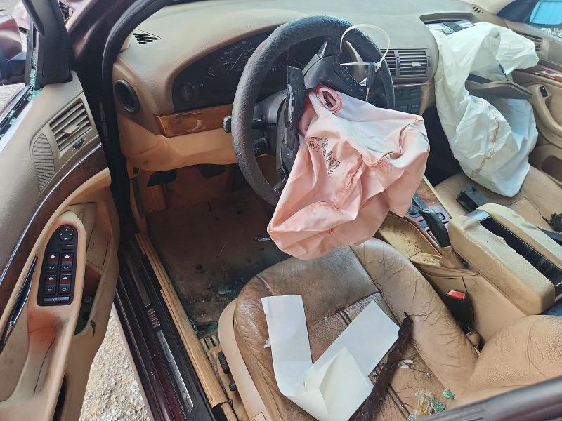 1997 BMW 5 series VIN WBADD6326VBW15988 COPART salvage auction — FRONT END, GA - CERT OF TITLE-SALVAGE (P), sold $250 on 2026-07-17 (photo 8)