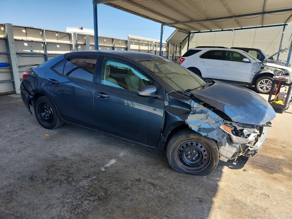 2015 Toyota Corolla VIN 5YFBURHE3FP334572 COPART salvage auction — FRONT END, Tx - Salvage Vehicle Title, sold $1,100 on 2026-07-31 (photo 4)