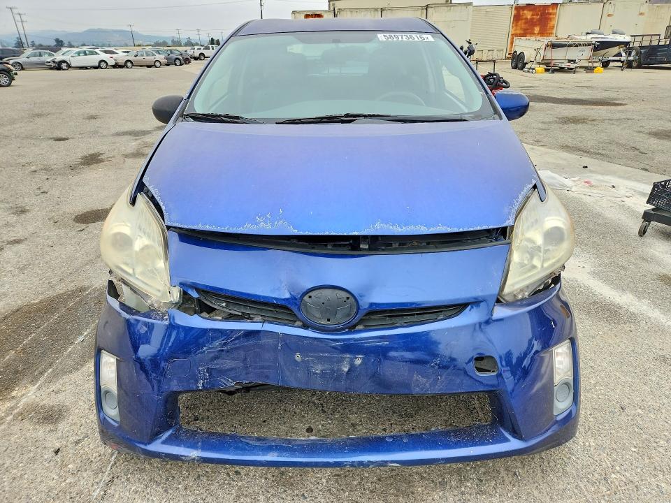 2011 Toyota Prius VIN JTDKN3DU0B5354213 COPART salvage auction — FRONT END, Ca - Salvage Certificate, sold $450 on 2026-07-24 (photo 5)