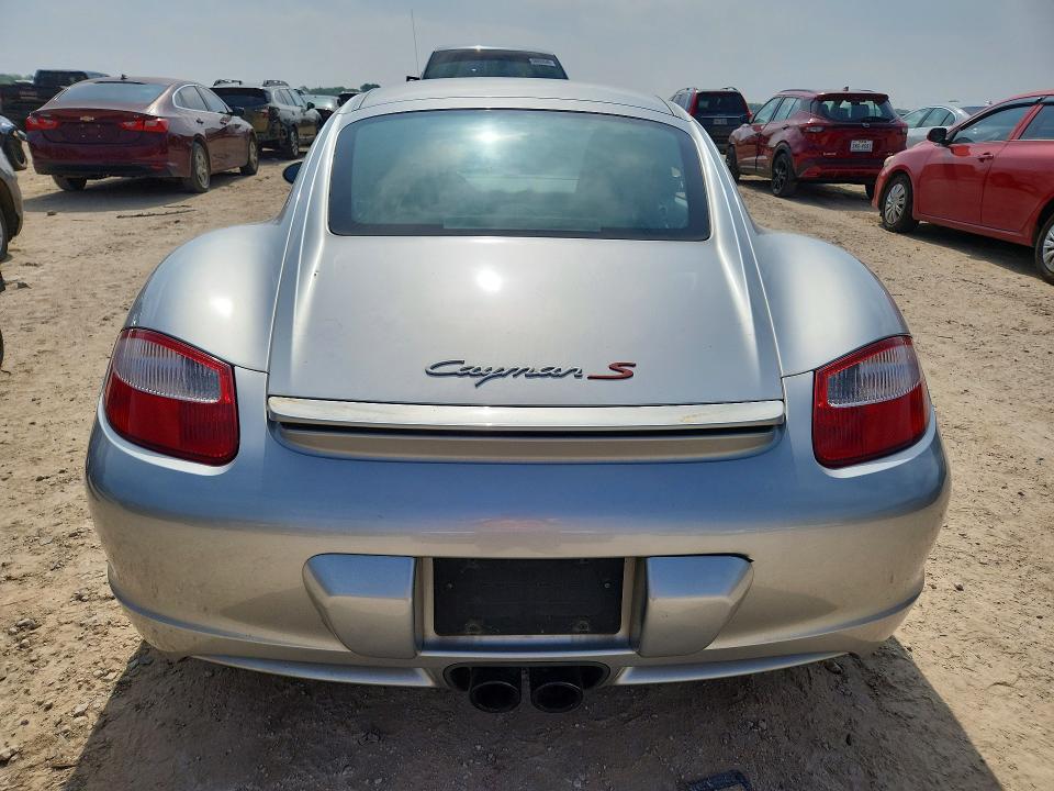 2006 Porsche Cayman VIN WP0AB29816U785391 COPART salvage auction — MECHANICAL, Tx - Certificate Of Title, sold $7,200 on 2026-07-30 (photo 6)