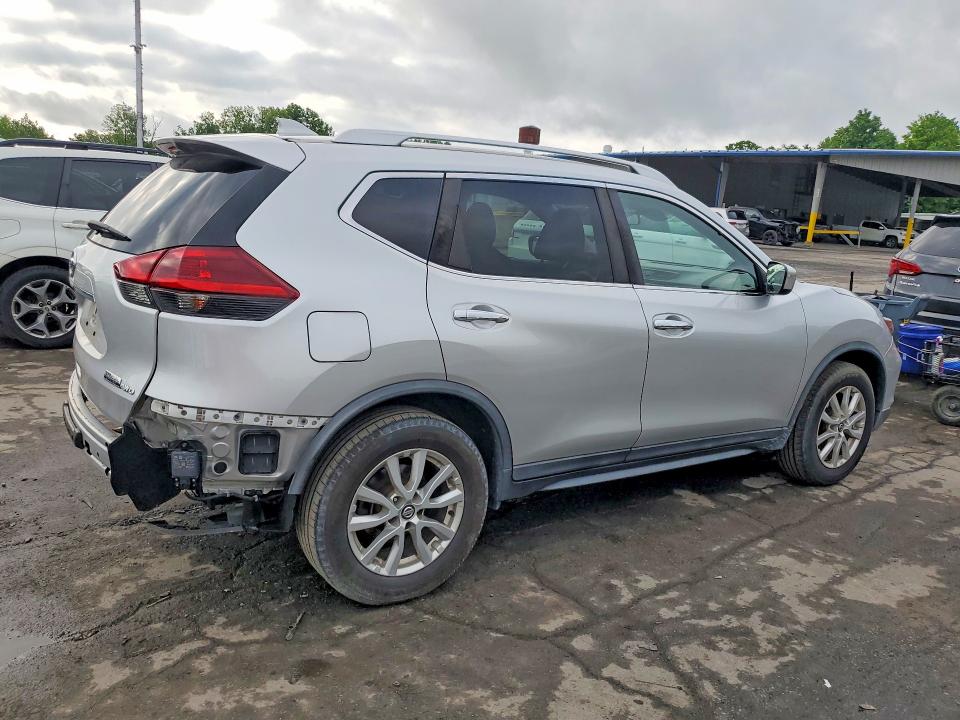 2019 Nissan Rogue VIN KNMAT2MV5KP524574 COPART salvage auction — REAR END, NY - MV-907A SALVAGE CERTIFICATE, sold $325 on 2026-07-28 (photo 3)
