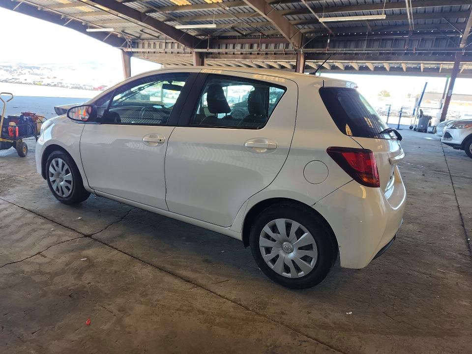 2015 Toyota Yaris VIN VNKKTUD32FA041820 COPART salvage auction — FRONT END, Ca - Salvage Certificate, sold $2,350 on 2026-07-09 (photo 2)