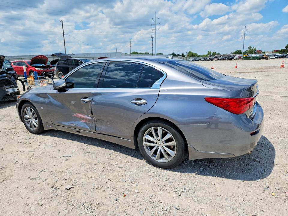 2015 Infiniti Q50 VIN JN1BV7AR7FM408533 COPART salvage auction — SIDE, Oh - Cert Of Title-Salvage, sold $2,100 on 2026-07-07 (photo 2)