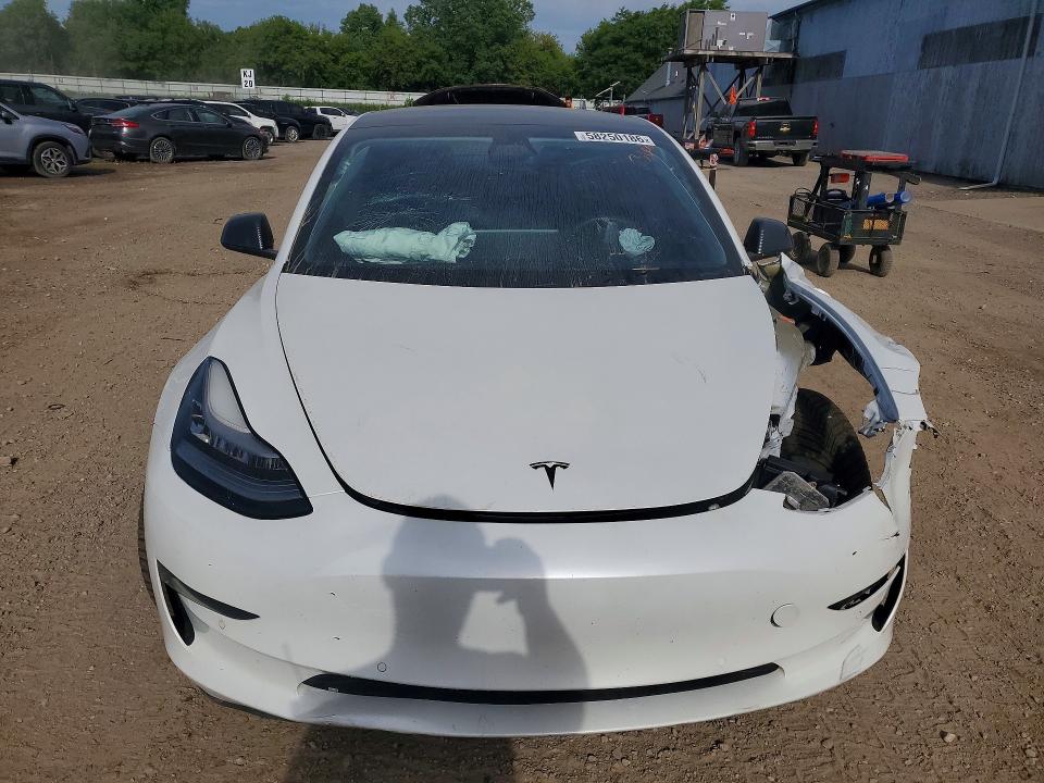 2020 Tesla Model 3 VIN 5YJ3E1EA0LF797037 COPART salvage auction — FRONT END, MI - CERTIFICATE OF TITLE, sold $4,900 on 2026-08-01 (photo 5)