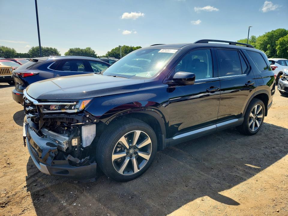 2025 Honda Pilot VIN 5FNYG1H81SB131733 COPART salvage auction — FRONT END, Ma - Cert Of Title-Salvage, sold $18,300 on 2026-07-02 (photo 1)
