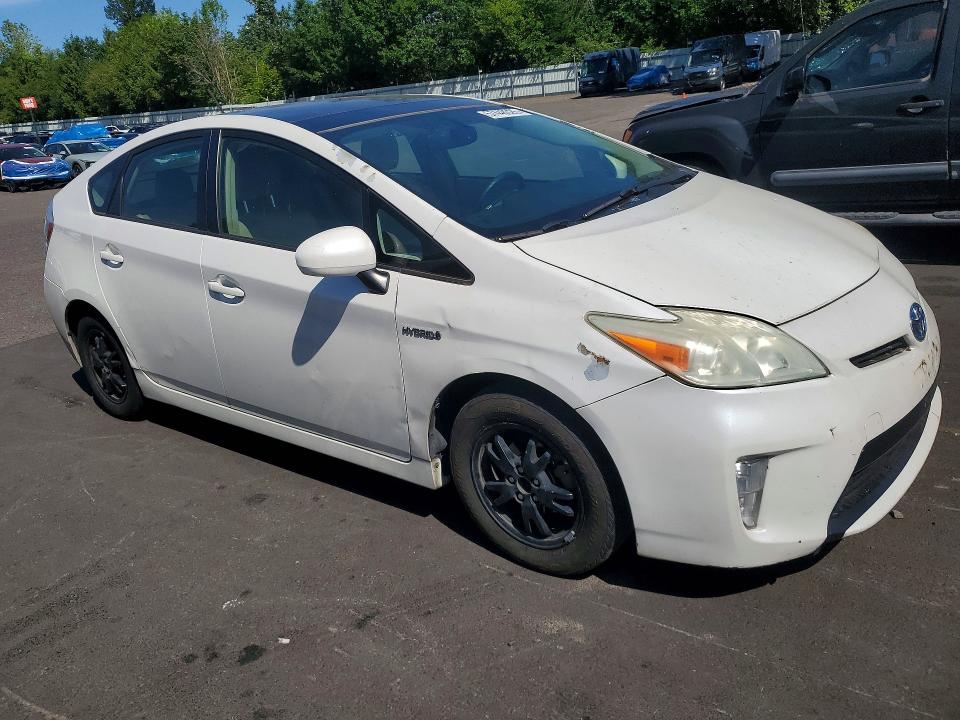 2012 Toyota Prius VIN JTDKN3DU1C5374620 COPART salvage auction — FRONT END, Wa - Cert Of Ownership-Rebuilt, sold $3,100 on 2026-07-20 (photo 4)