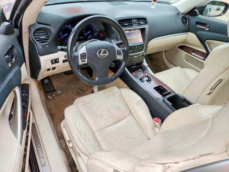 2014 Lexus Is VIN JTHFF2C26E2531344 COPART salvage auction — WATER/FLOOD, La - Cert Of Title-Salvage Flood, sold $175 on 2026-07-23 (photo 8)
