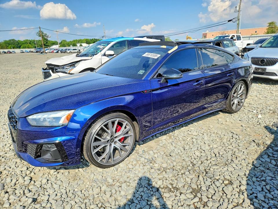 2025 Audi A5 VIN WAUFACF59SA018146 COPART salvage auction — WATER/FLOOD, Nj - Cert Of Title-Salvage Flood, sold $9,100 on 2026-07-29 (photo 1)