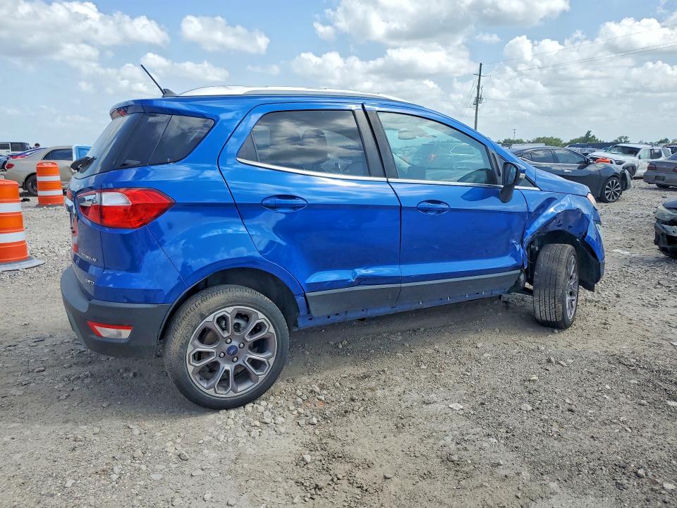 2020 Ford Ecosport VIN MAJ6S3KL9LC333657 COPART salvage auction — FRONT END, Tx - Salvage Vehicle Title, sold $1,150 on 2026-07-23 (photo 3)