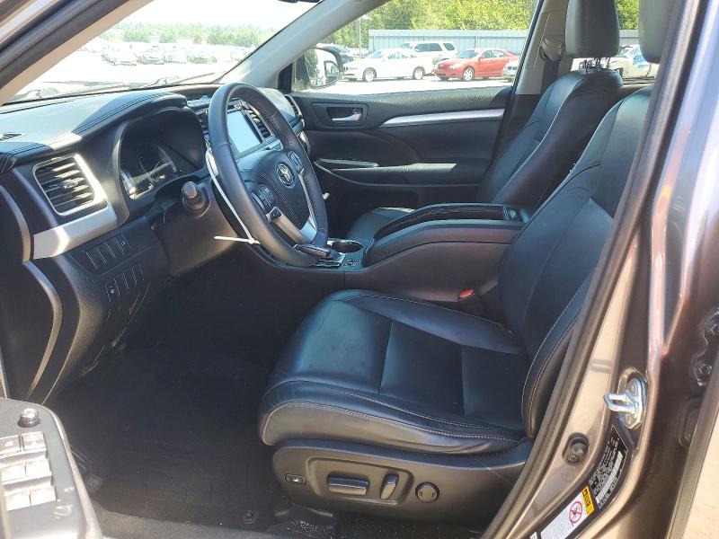 2016 Toyota Highlander VIN 5TDJKRFH0GS232203 COPART salvage auction — FRONT END, WA - BILL OF SALE, sold $8,000 on 2026-07-14 (photo 7)