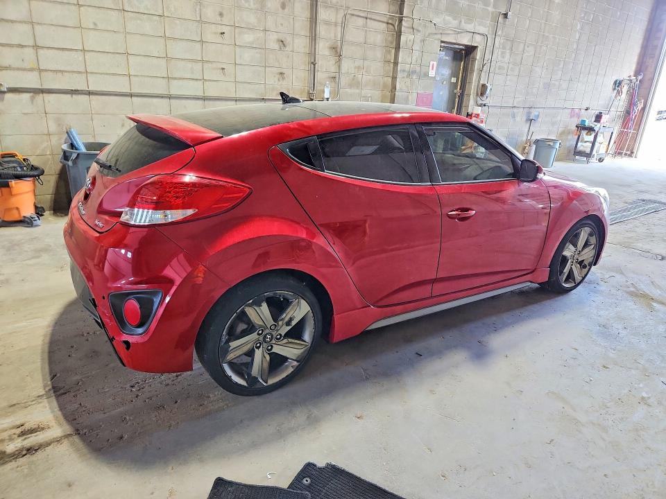 2015 Hyundai Veloster VIN KMHTC6AEXFU241000 COPART salvage auction — MECHANICAL, Mn - Certificate Of Title, sold $200 on 2026-07-28 (photo 3)
