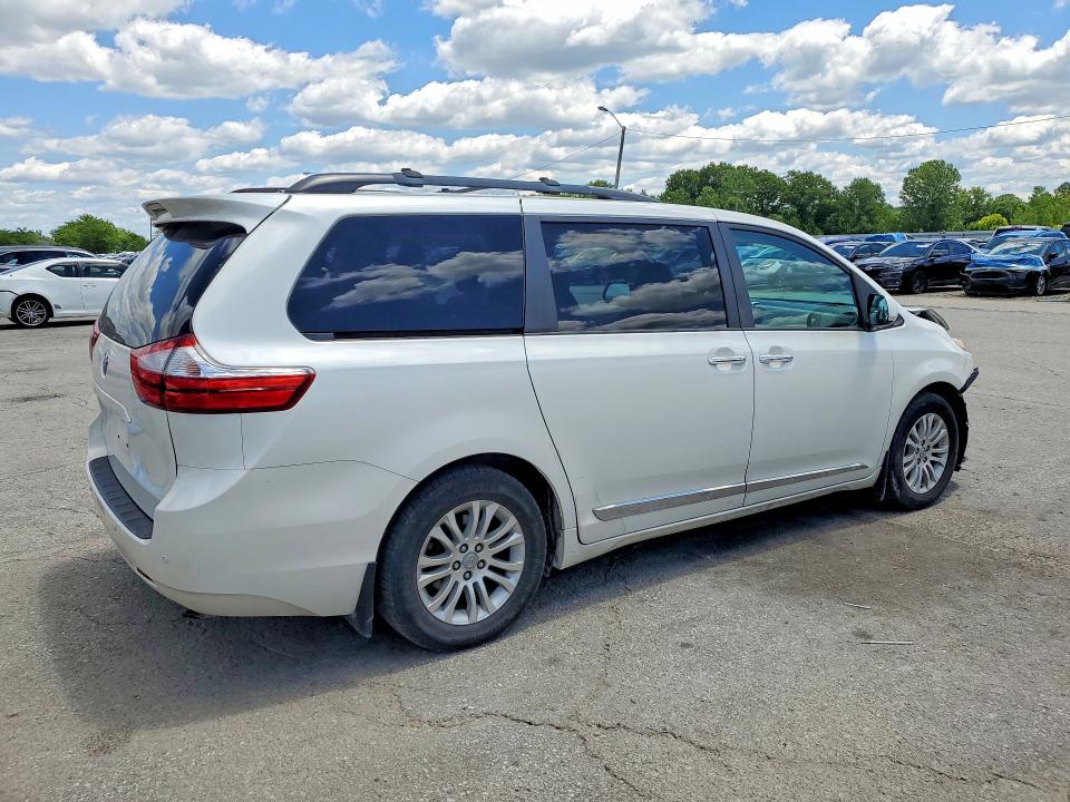 2017 Toyota Sienna VIN 5TDYZ3DC7HS849615 COPART salvage auction — FRONT END, In - Cert Of Title-Salvage Title, sold $300 on 2026-07-30 (photo 3)