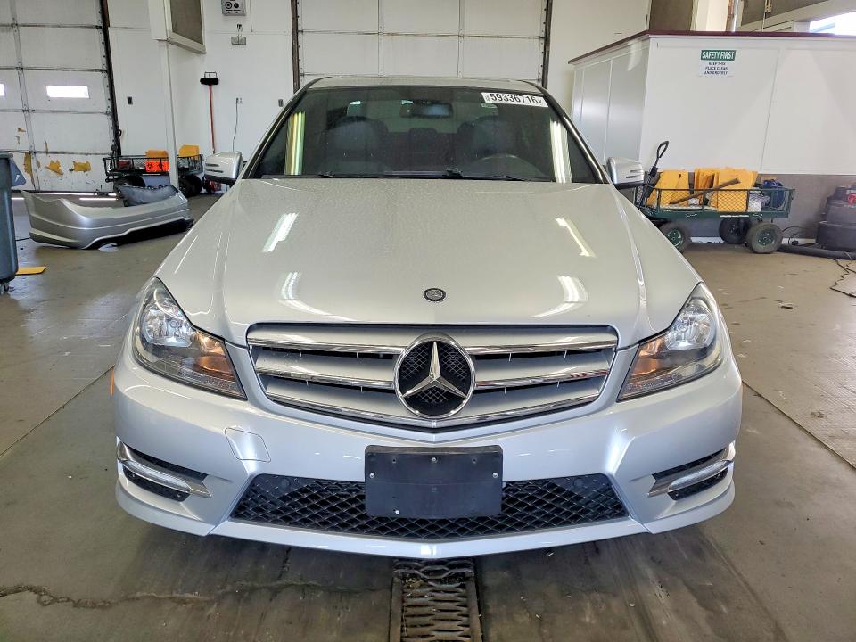 2013 Mercedes-benz C-klasse VIN WDDGF8ABXDR260005 COPART salvage auction — REAR END, Wa - Bill Of Sale, sold $4,600 on 2026-07-06 (photo 5)