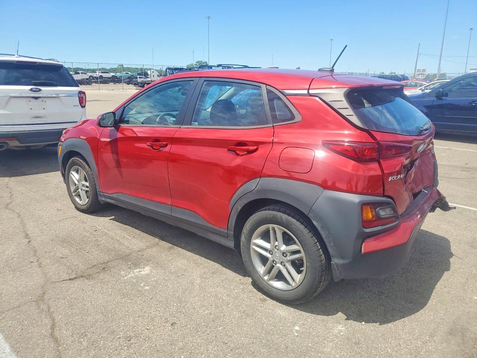 2021 Hyundai Kona VIN KM8K12AA2MU709922 COPART salvage auction — REAR END, Oh - Cert Of Title-Salvage, sold $3,375 on 2026-07-18 (photo 2)