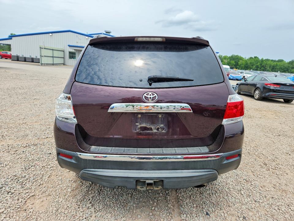 2012 Toyota Highlander VIN 5TDDK3EHXCS133507 COPART salvage auction — FRONT END, Ny - Mv-907A Salvage Certificate, sold $450 on 2026-07-13 (photo 6)