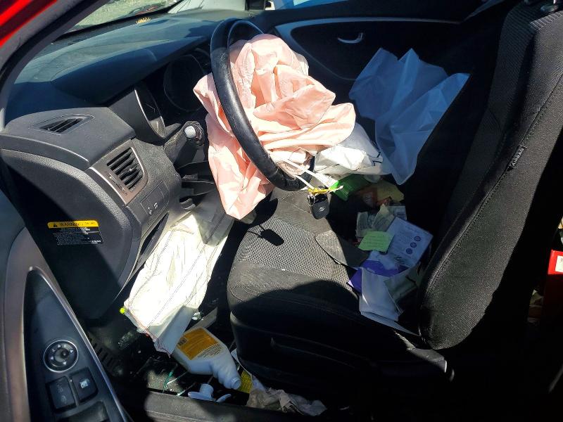 2013 Hyundai Elantra VIN KMHD35LE1DU072297 COPART salvage auction — FRONT END, Ca - Salvage Certificate, sold $300 on 2026-07-13 (photo 7)